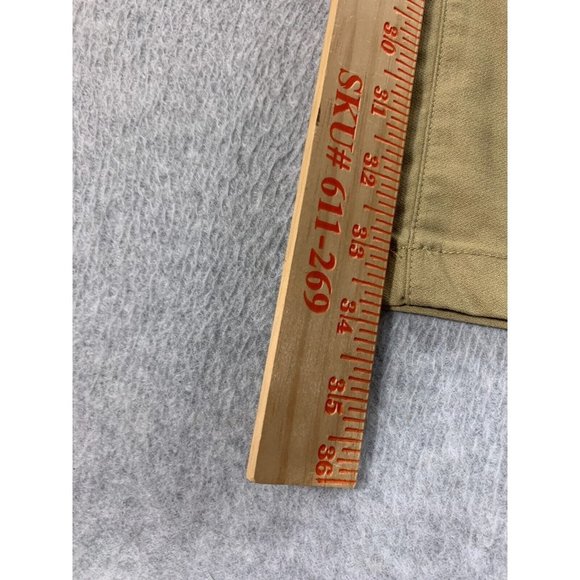 Nike Dri Fit Standard Fit Cotton Blend Chino Pants (Men's 34x34) Tan - Picture 10 of 15